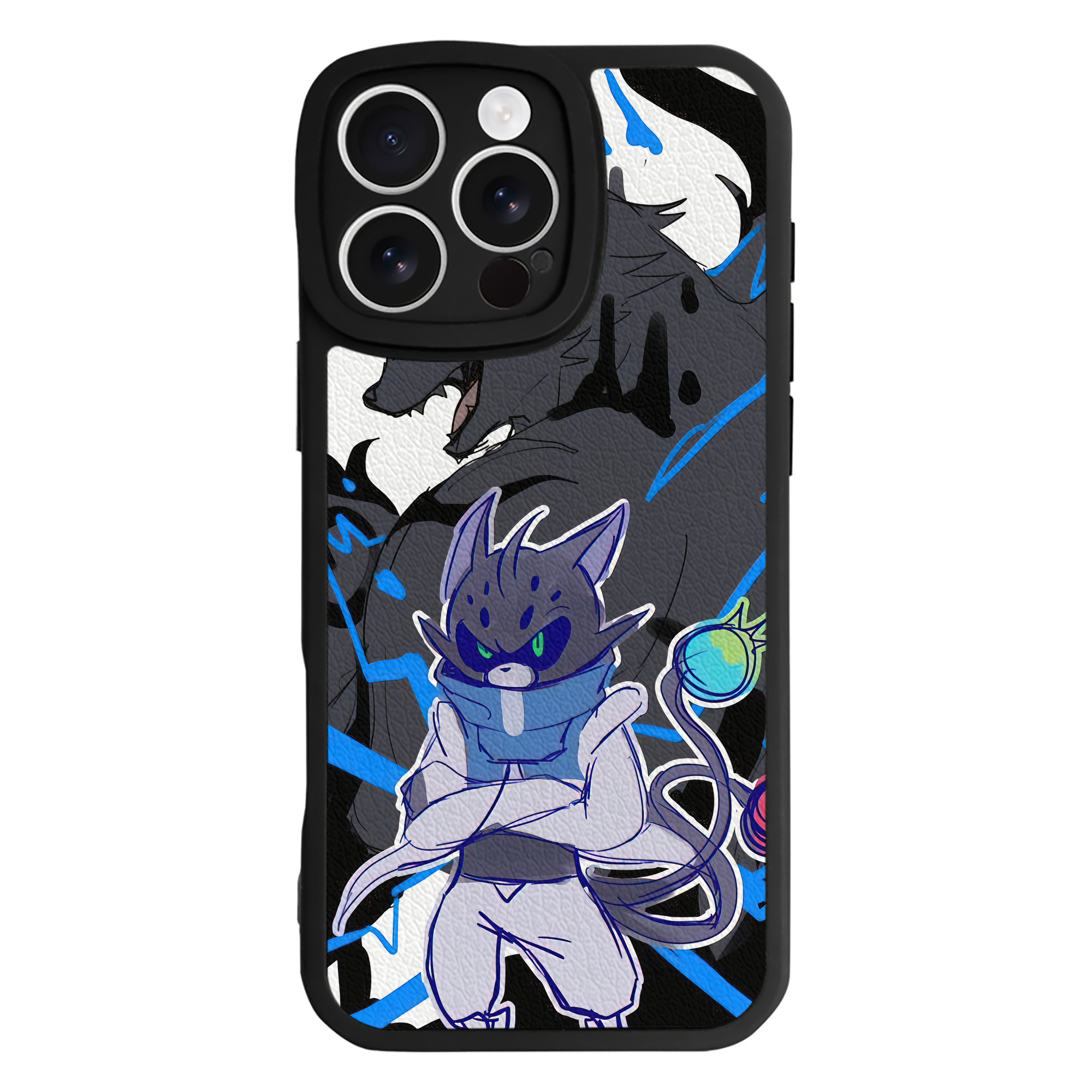 （画像用） 妖怪ウォッチ Yo-kai Watch 【iPhone 16シリーズ対応】シリコンスマホケース（レザー調） 材質：シリコン